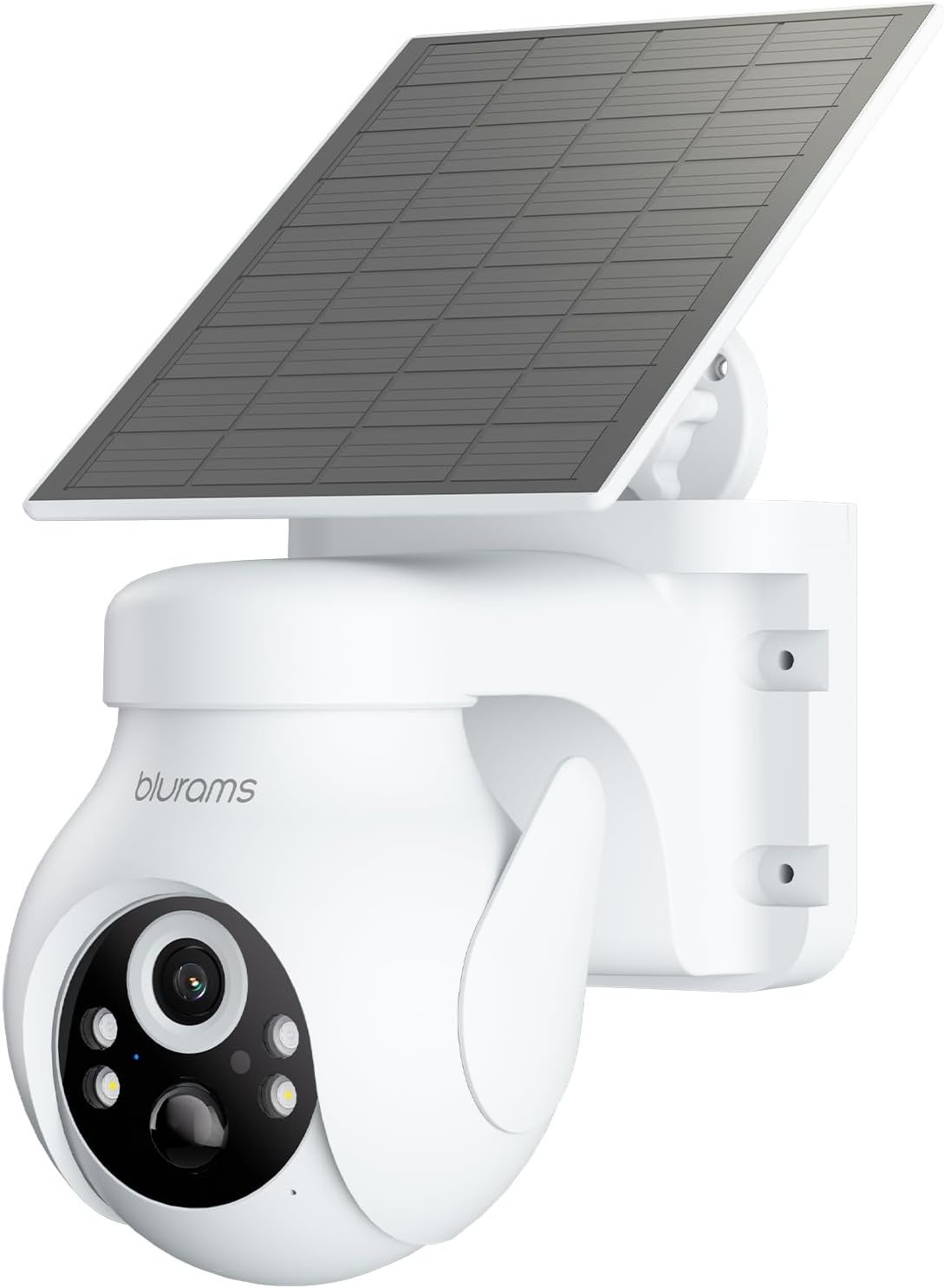 blurams 2K Solar Outdoor Wireless Camera 360° PTZ Security Cam Auto Track Color