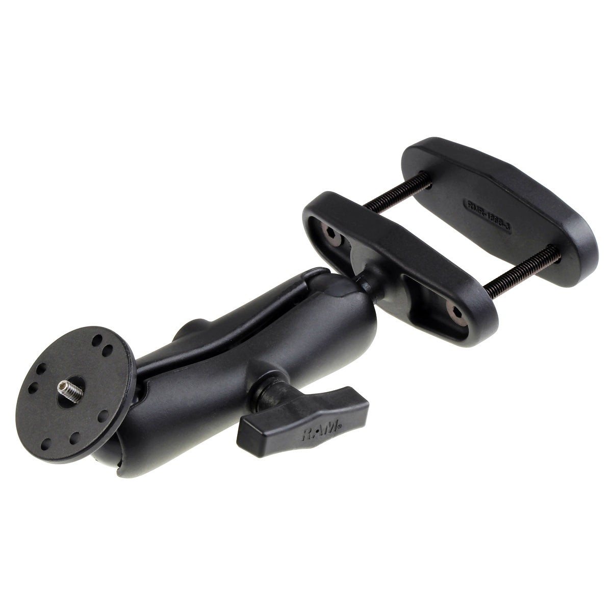 RAM-202A-247-3U  RAM Double Ball Mount with 3" Square Post Cla...