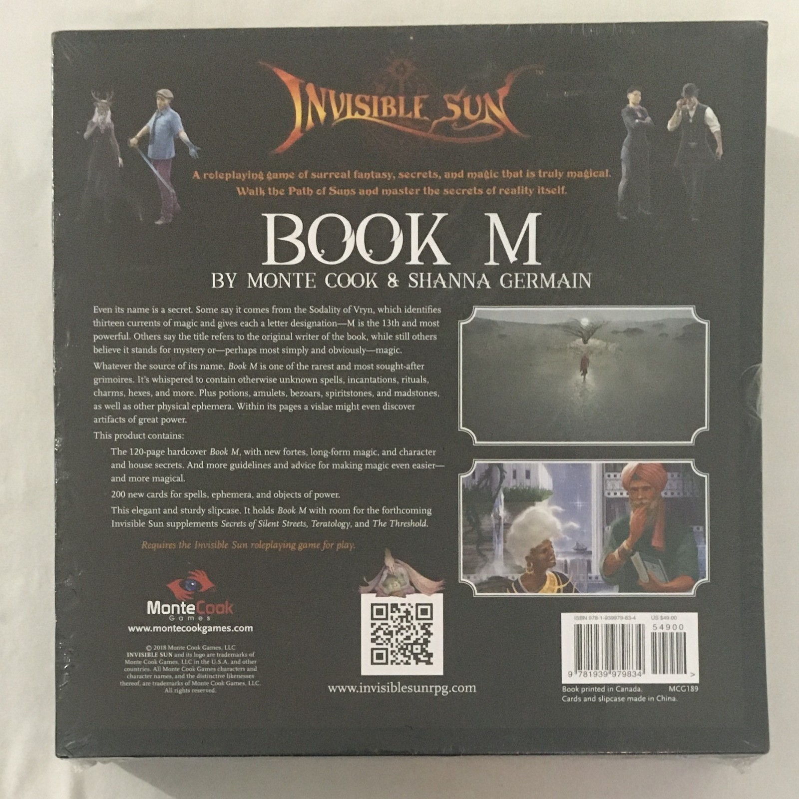 Invisible Sun Book M Role playing Game SEALED