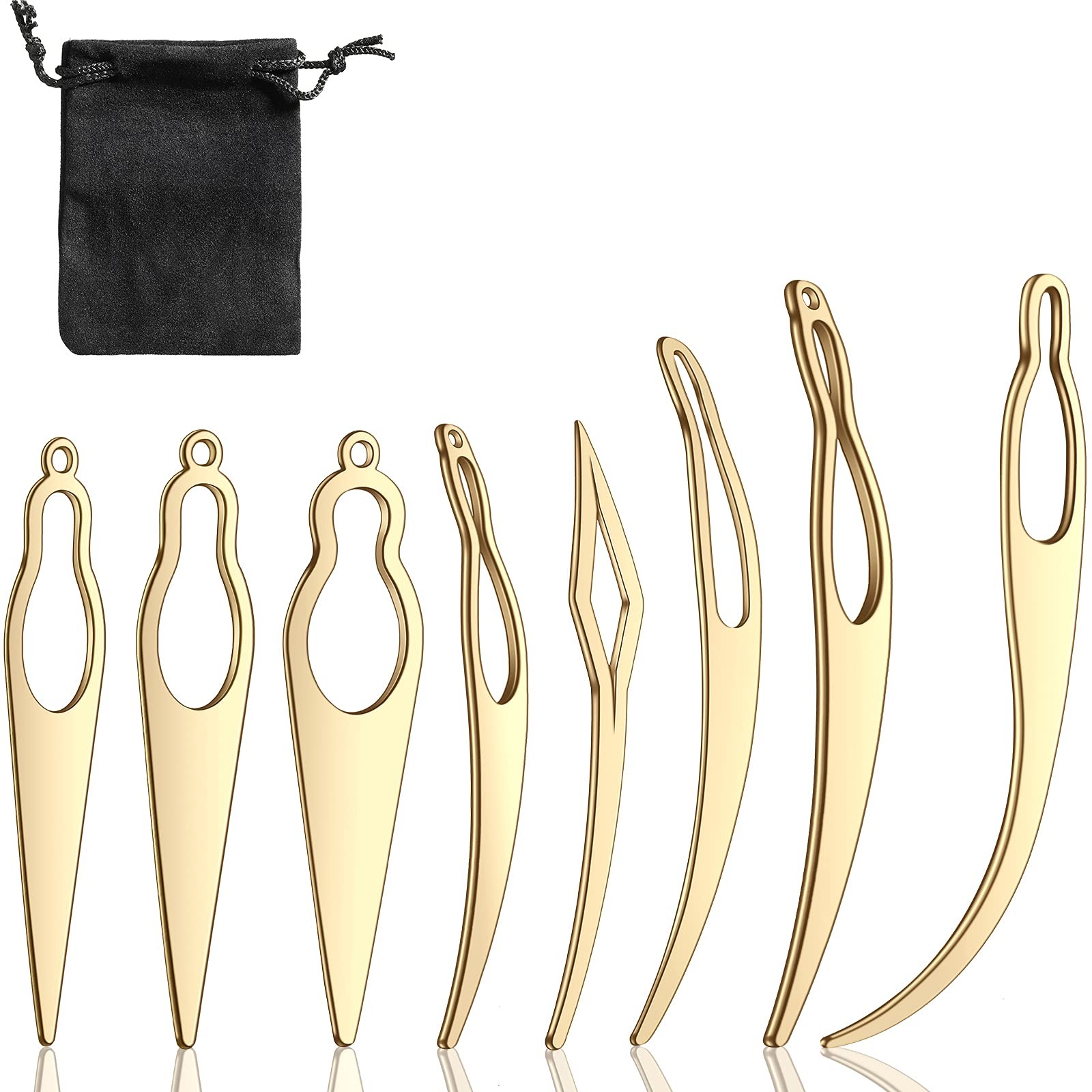 8 Pcs Interlocking Tool for Locs Retighten Tool for Dreadlocks Interlocks Croche