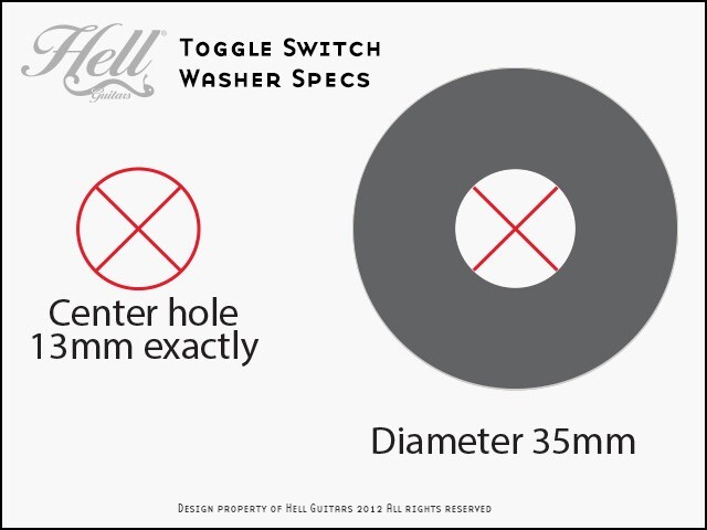 Full House Toggle Switch Washer Ring Rhythm Treble (GOLD). Les Paul More