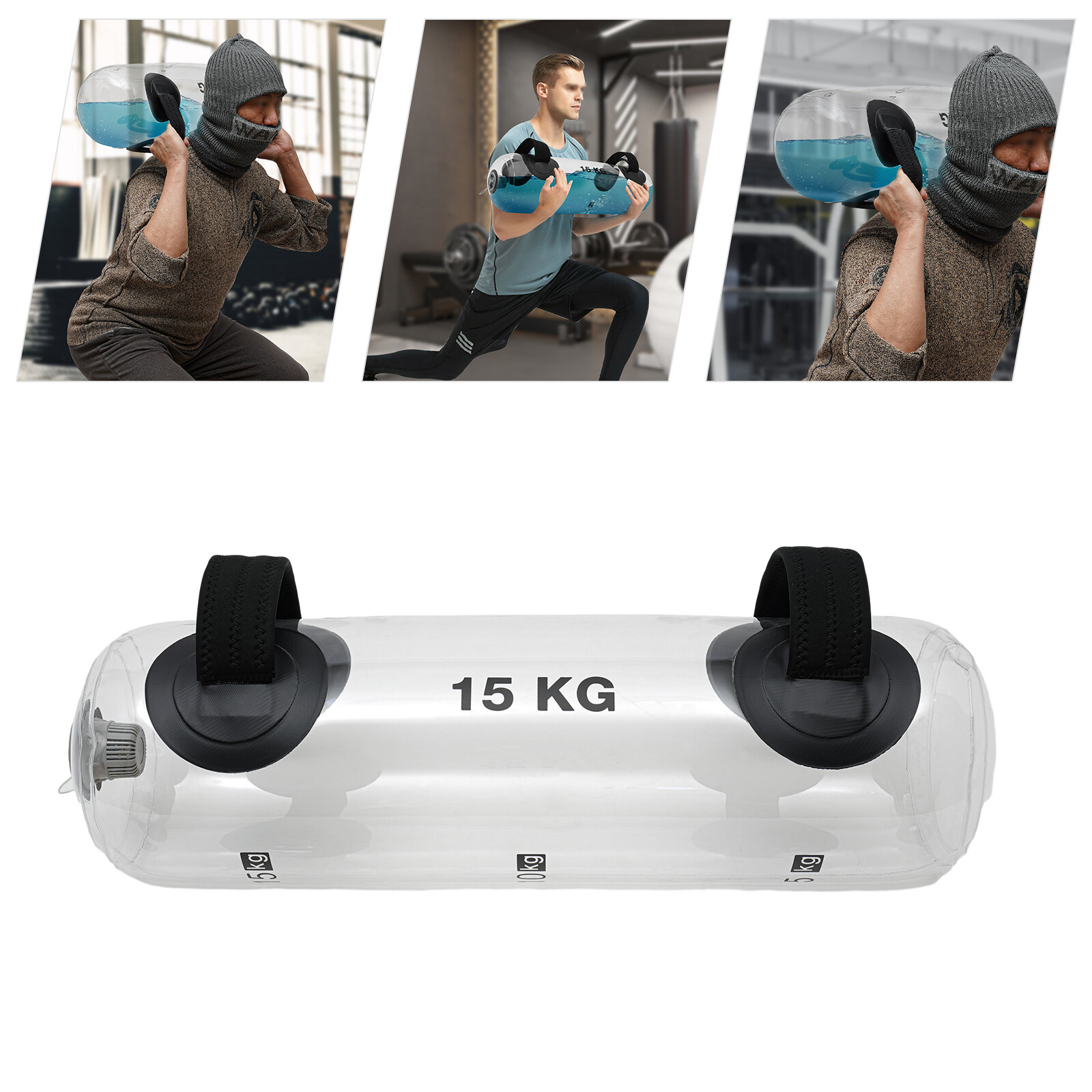 Water Weights Aqua Bag Workout Portable Gym Training Fitness Equipment 33LBS new