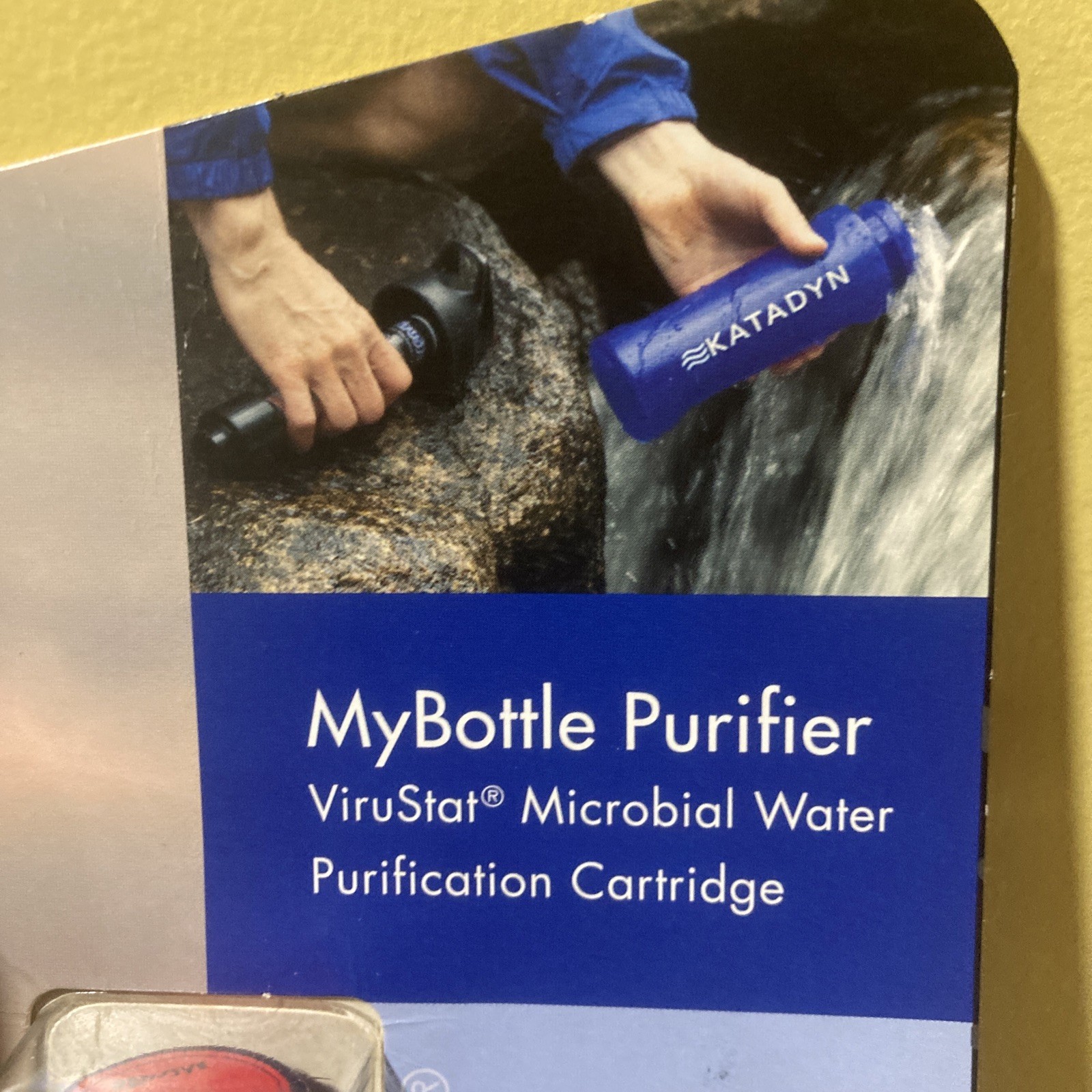 Katadyn Swiss Made ViruStat Water Bottle Portable Water System