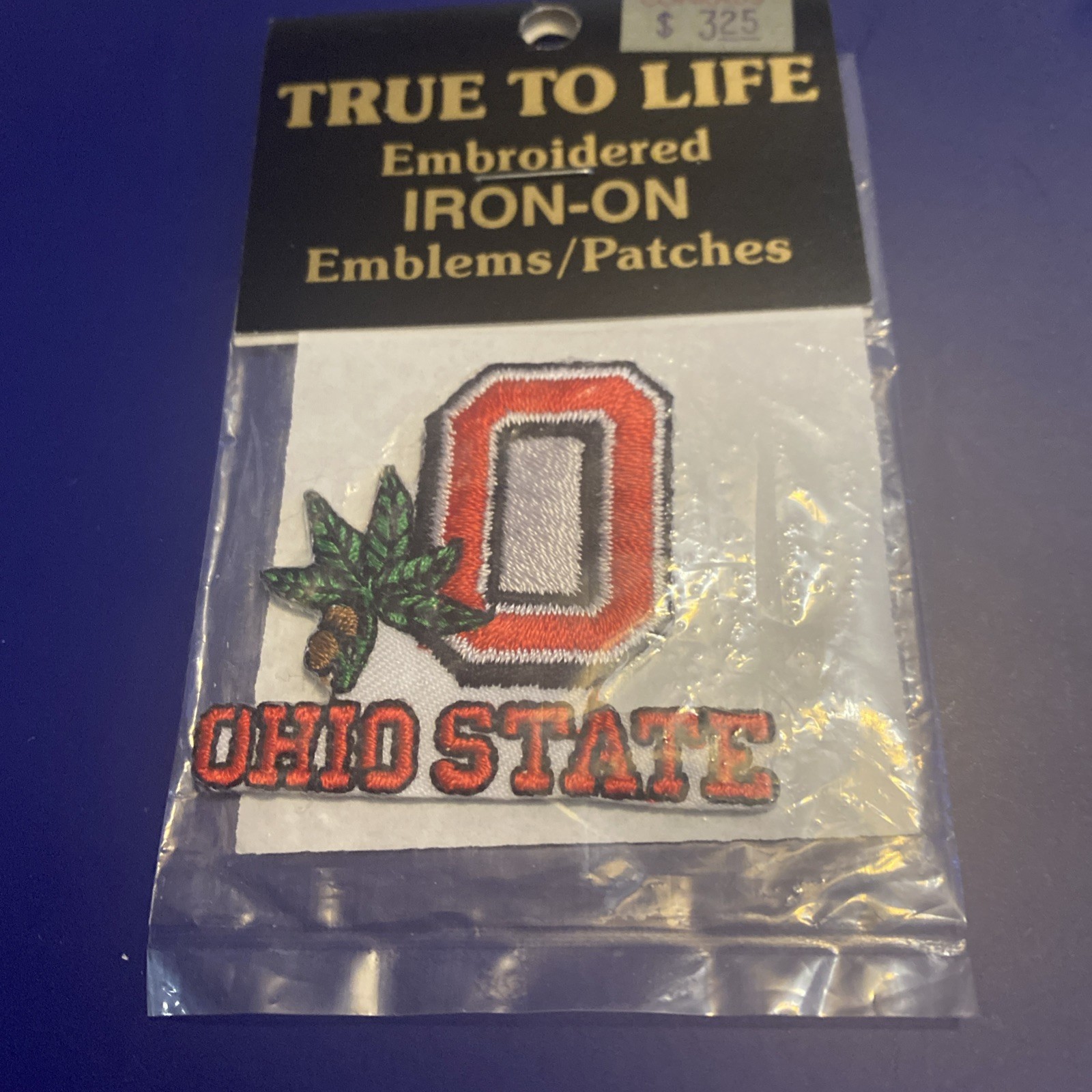 Small OHIO STATE BUCKEYES Iron On Patch