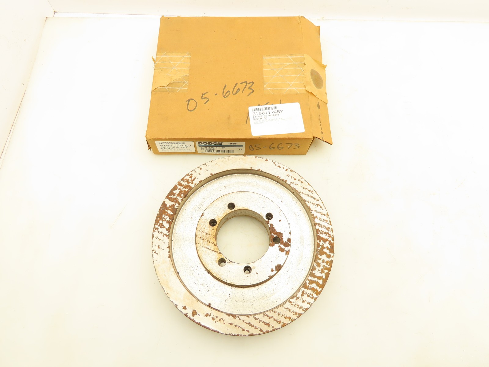 Dodge 2 A8.2 B8.6-8K 2 Groove Pulley 8.95" OD