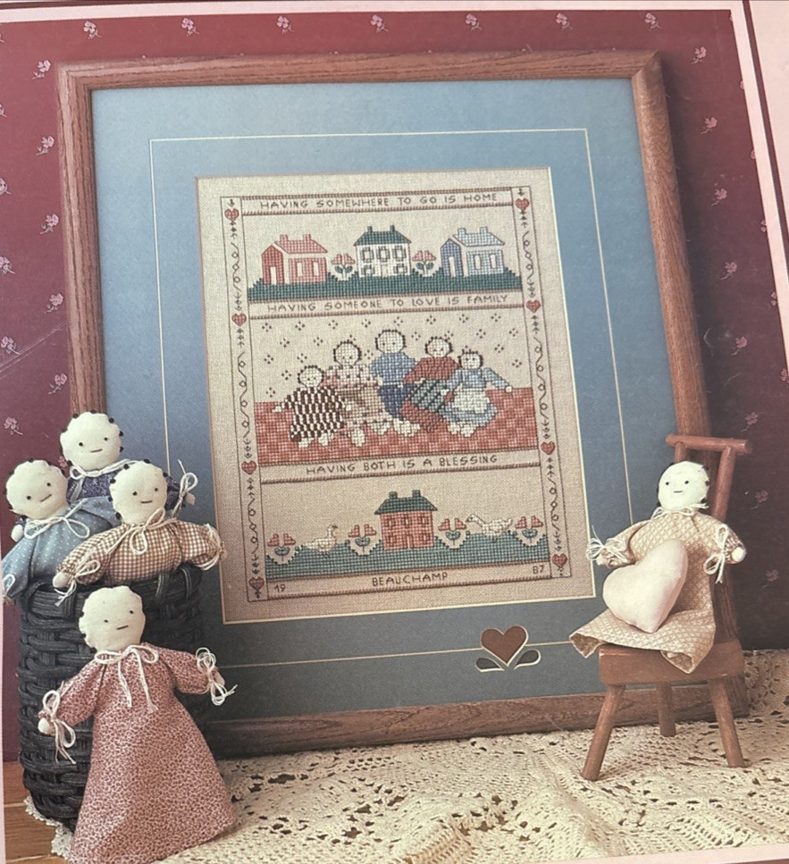 Vtg Rare Leisure Arts May/June Cross Stitch 1987