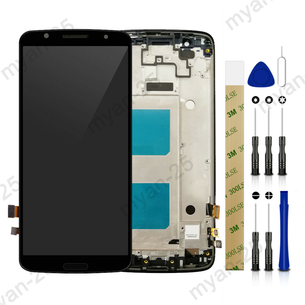For Verizon Motorola Moto G6 XT1925-12 LCD Display Touch Screen Digitizer Frame