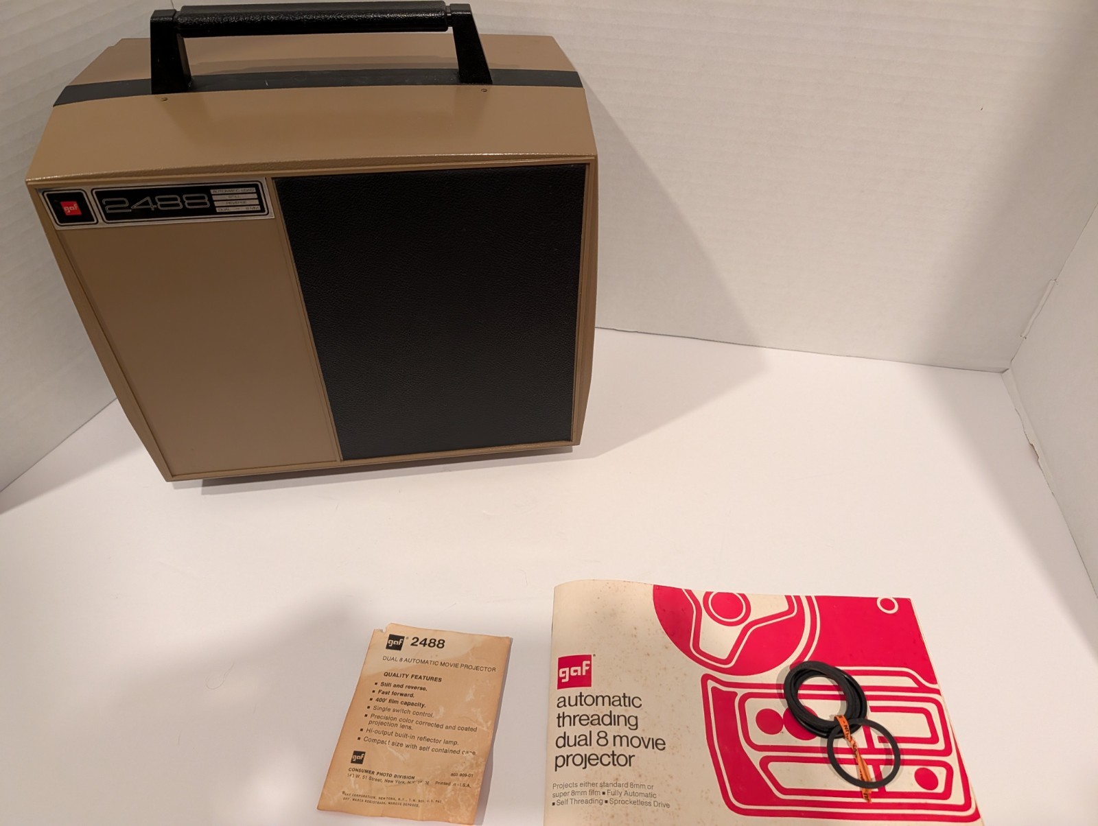 GAF 2488 Dual 8mm & Super 8 Automatic Load Movie Projector