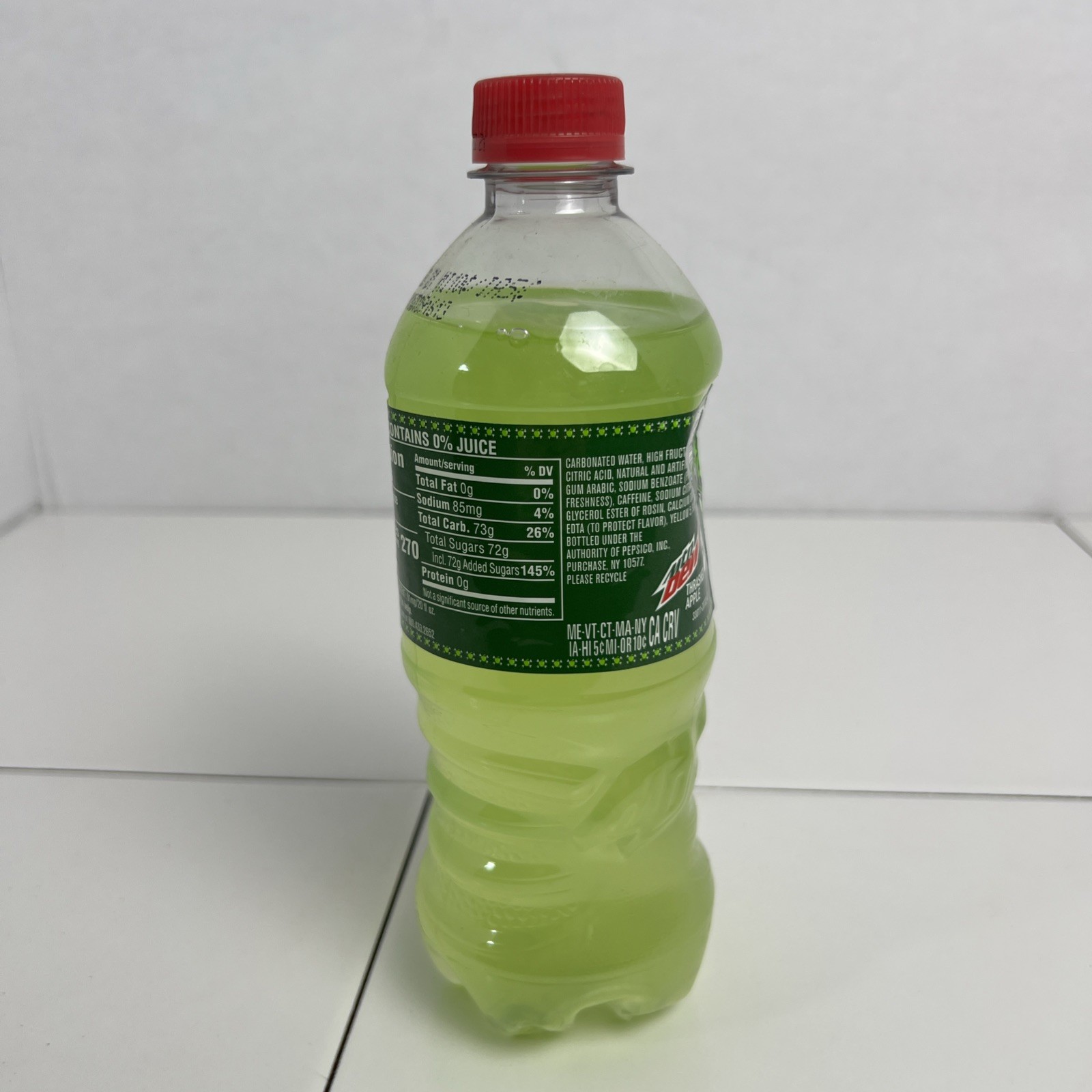 Trashed Apple Mountain Dew 2021, 20 Oz *Unopened, Expired Dec 20, 2021)