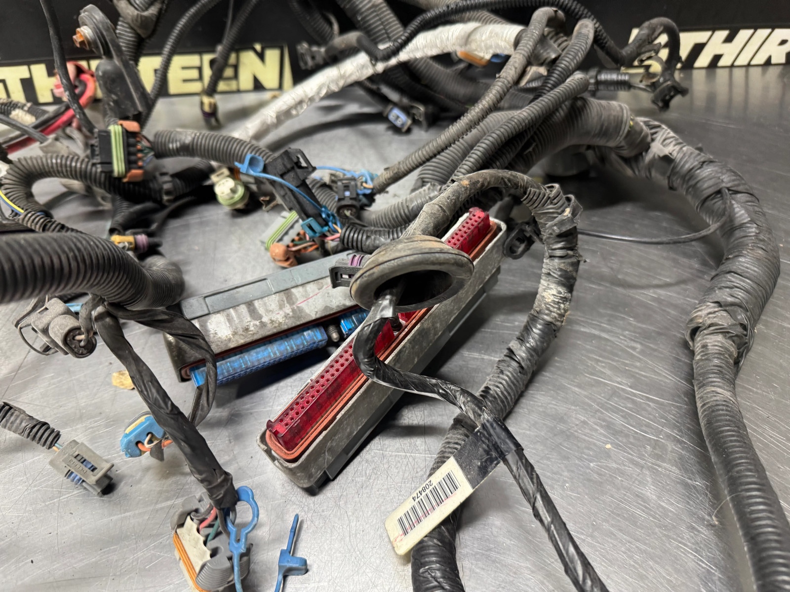 2002 C5 CORVETTE LS1 AUTO ENGINE HARNESS OEM #N445
