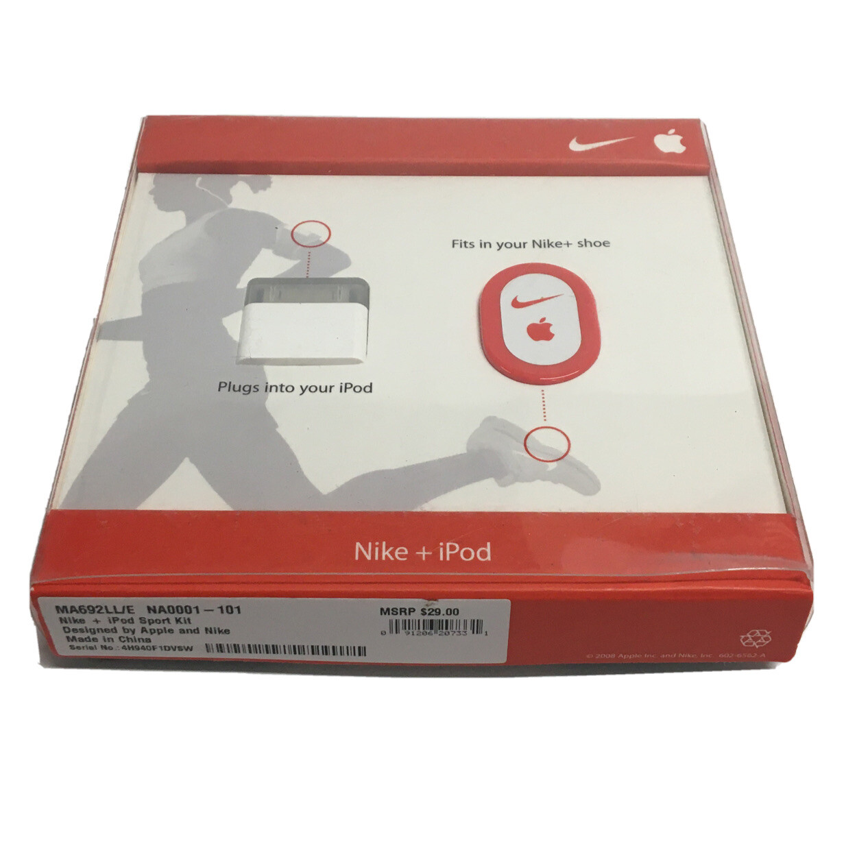 Nike iPod Sport Kit Wireless Shoe Sensor MA365LL/B For Apple iPod Open Box
