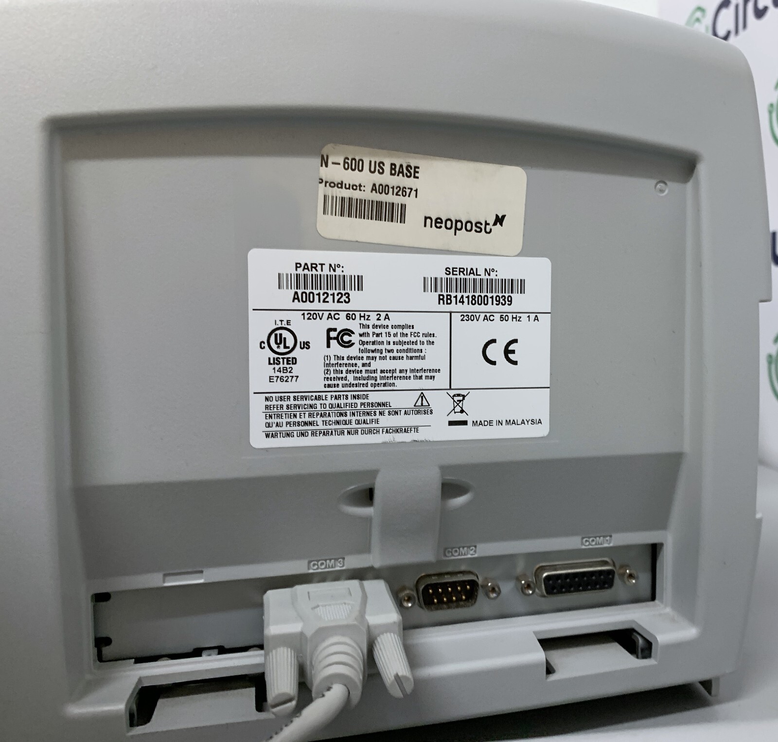 Neopost in-600 Series Mailing Machine with Low Range Scale