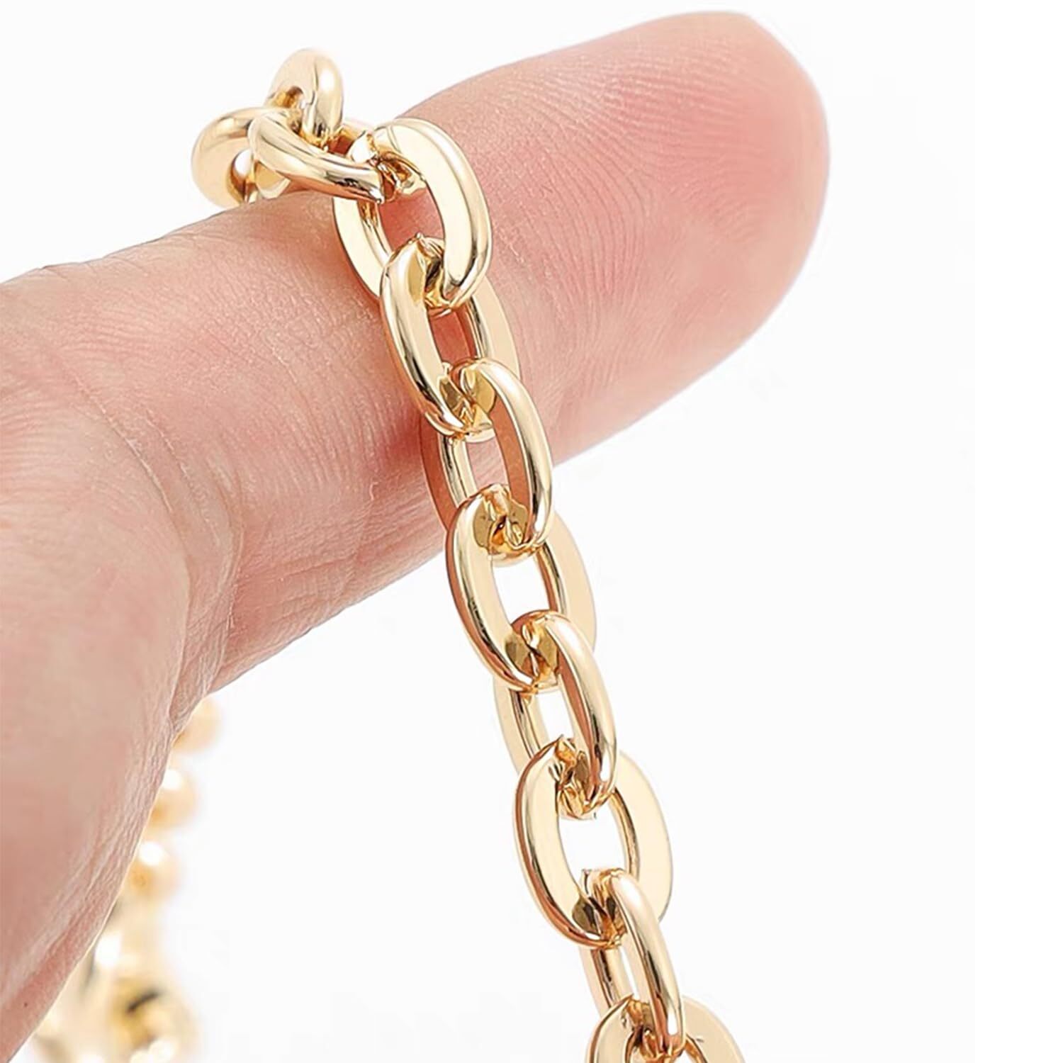 Purse Chain Strap Crossbody Gold Chain Shoulder Bag Replacement Strap（Length4...