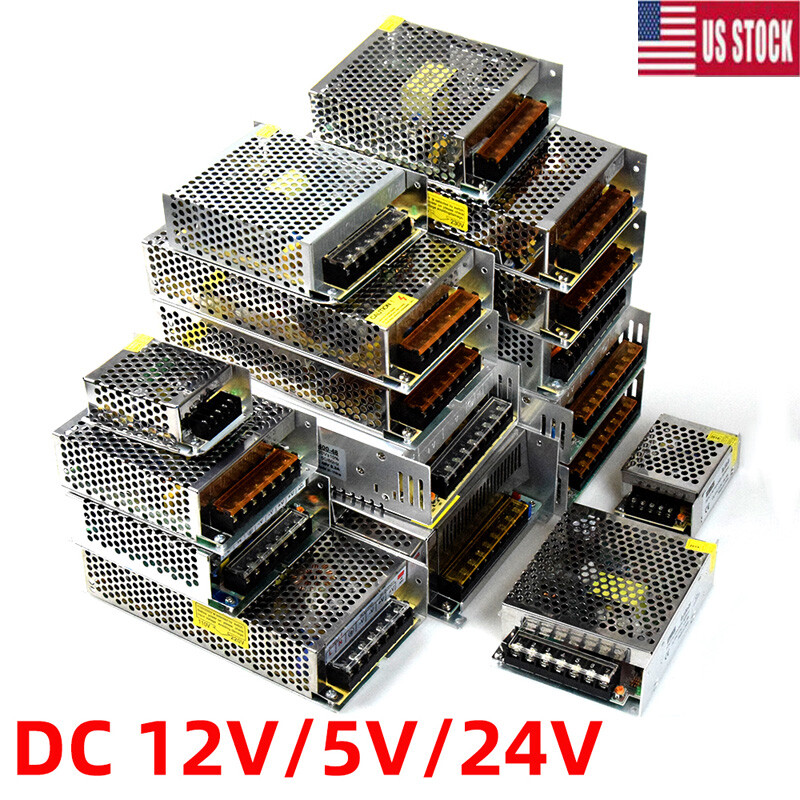Switch Power Supply Transformer AC 110V To DC 5V 12V 24V Adapter For Led Strip