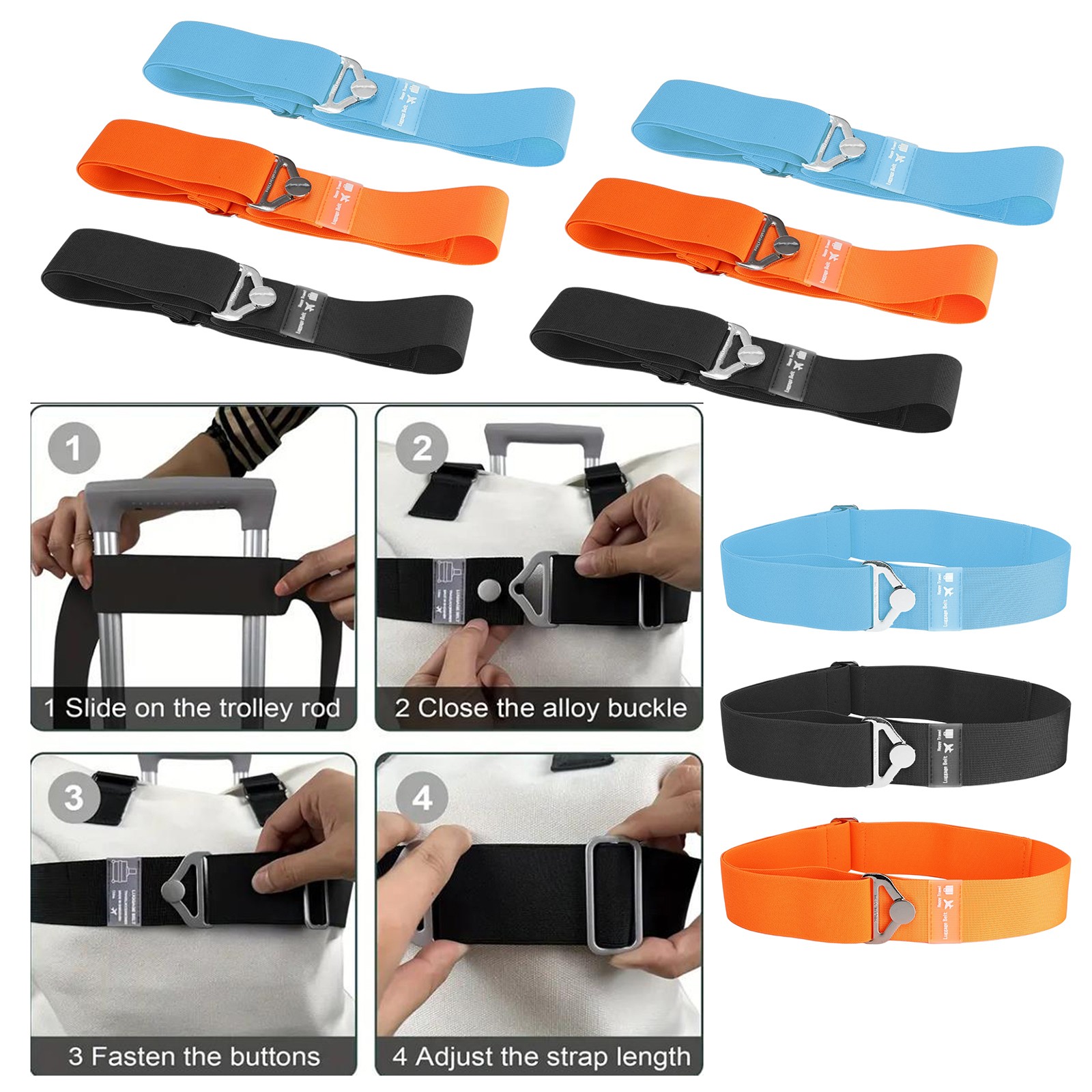 1Pcs Packing Strap Camping Luggage Straps Practical Suitcase Belt Reusable New