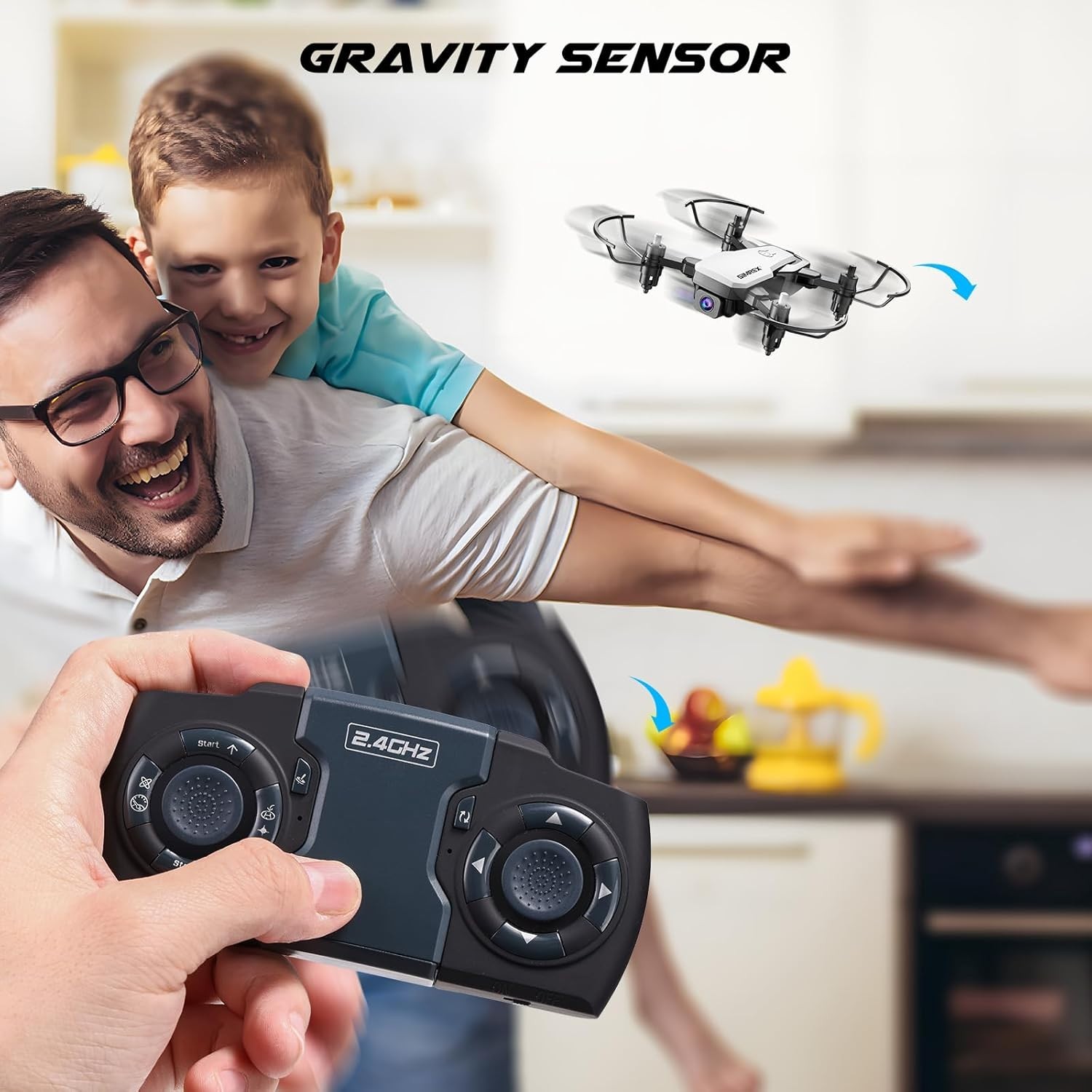 SIMREX X300C Mini Drone w/ 720P HD Camera Complete
