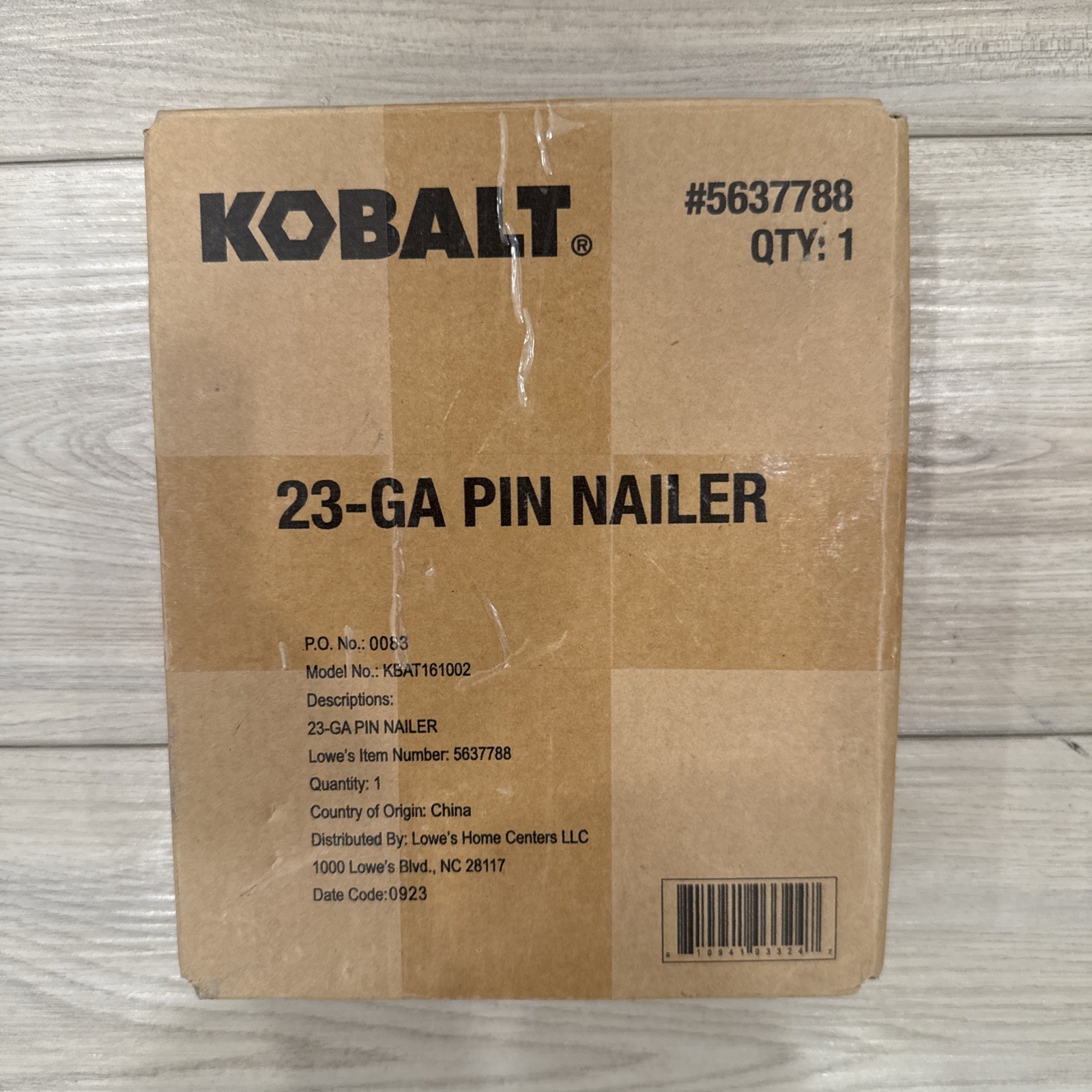 Kobalt 1-in 23-Gauge Pneumatic Pin Nailer