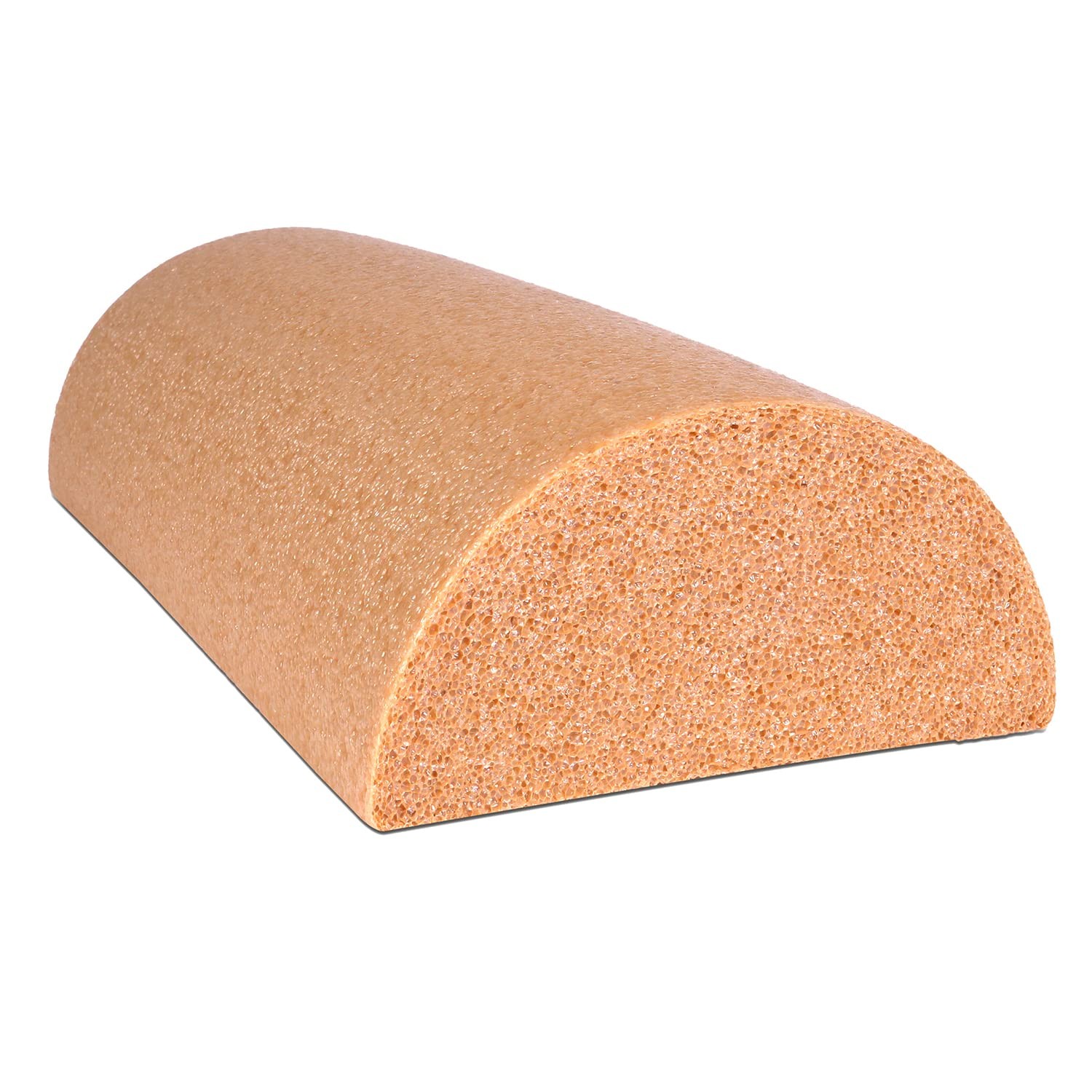 CanDo Beige PE Foam Rollers for Muscle Restoration, Massage 6" x 12",