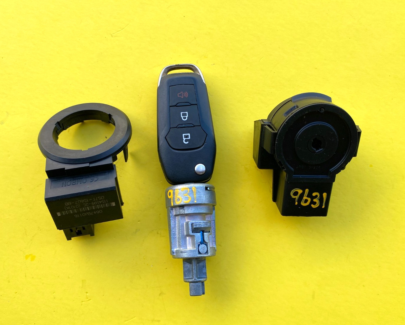2015-2020 FORD F-150 IGNITION SWITCH LOCK W/KEY & IMMOBILIZER OEM DS7T-15607-BB