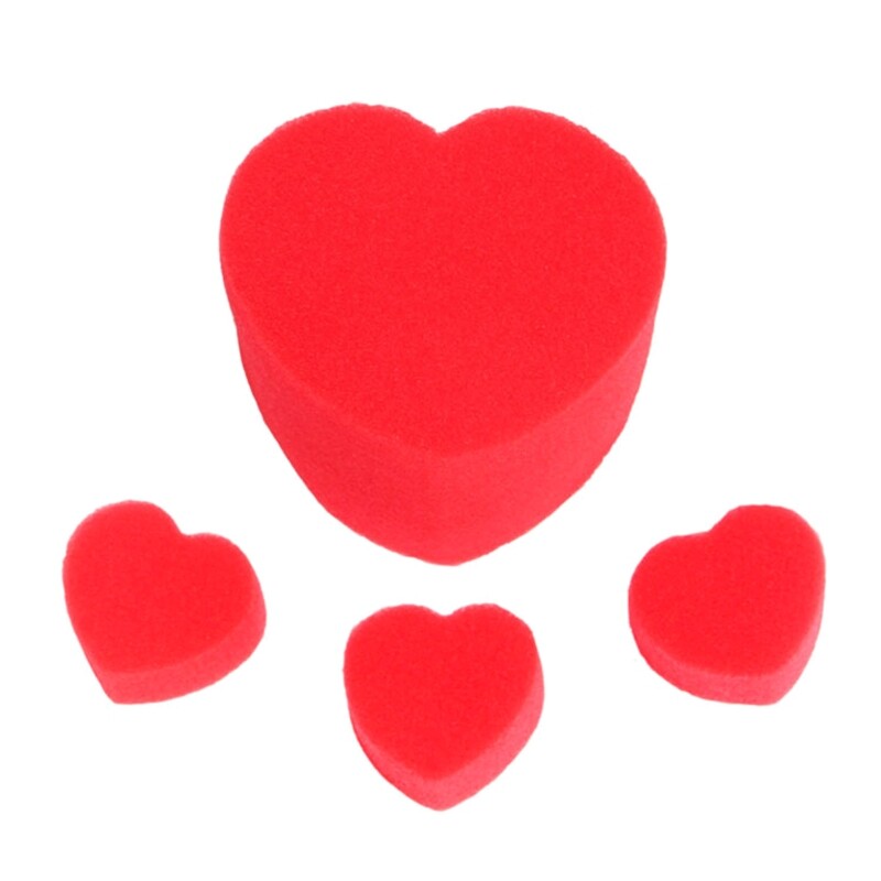 Magician’s Foam Heart Magic Tool Magic-Trick Close-up Toy for Street Performance
