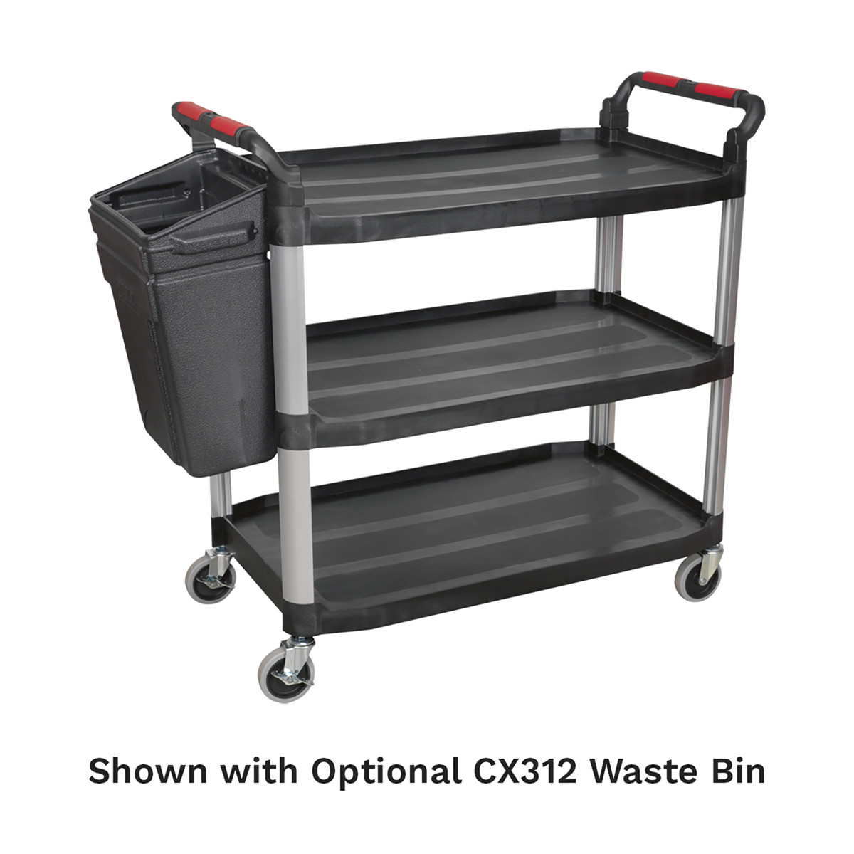 Sealey Composite Workshop Trolley 3-Level/3 Wall CX310