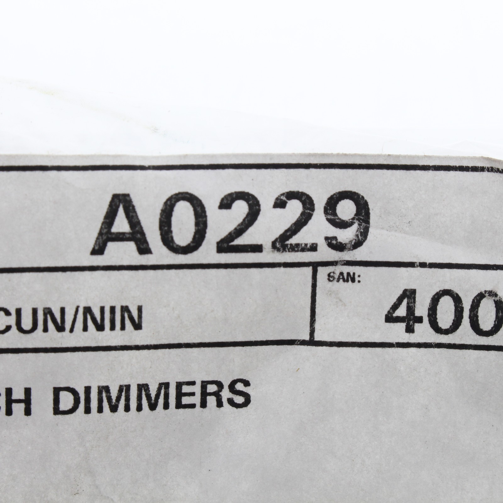 Leviton A0229 Rear Support Kit For DDS Rach Dimmers