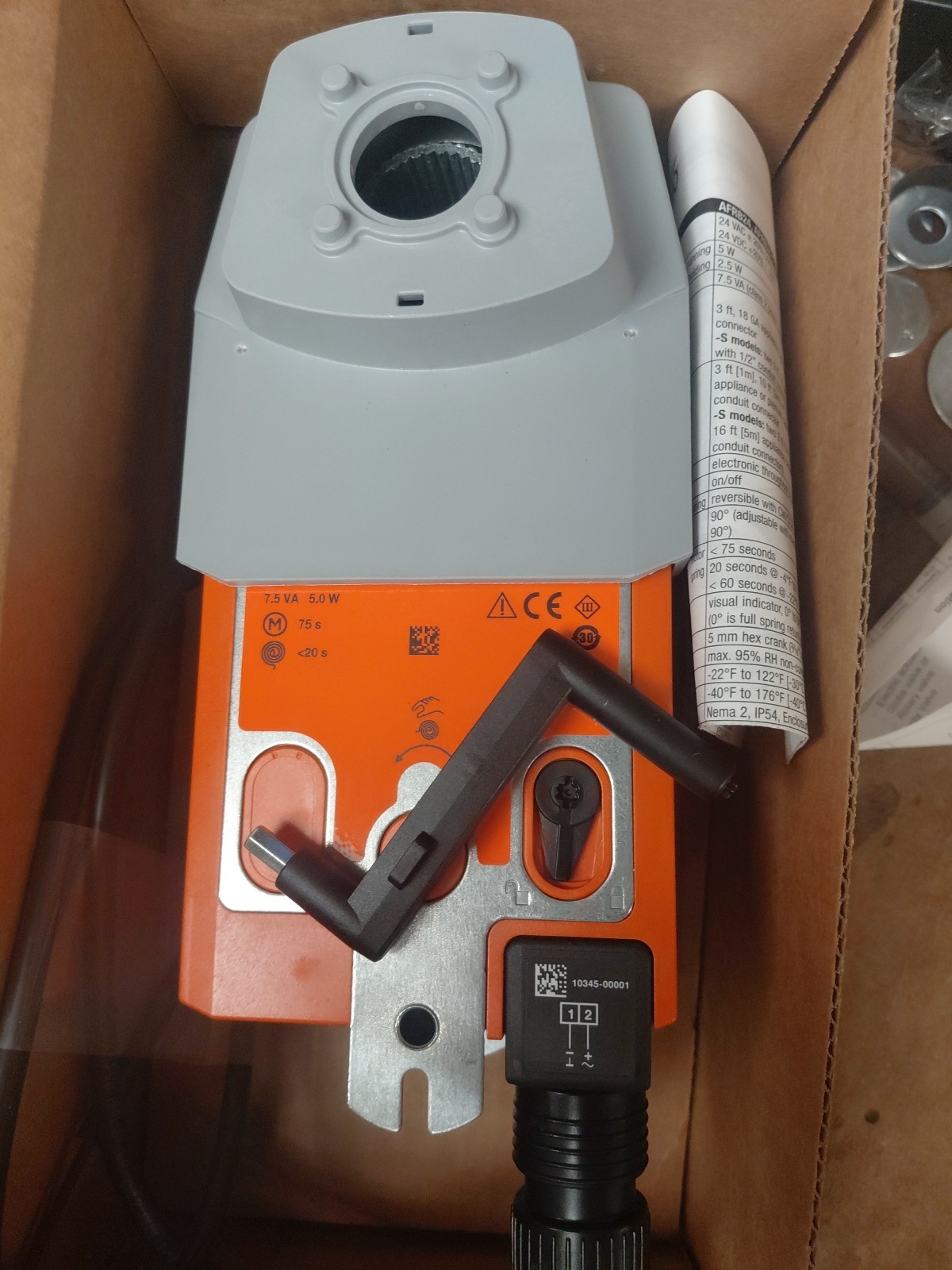 Belimo AFRB24 Spring Return Control Valve Actuator 24V AC/DC