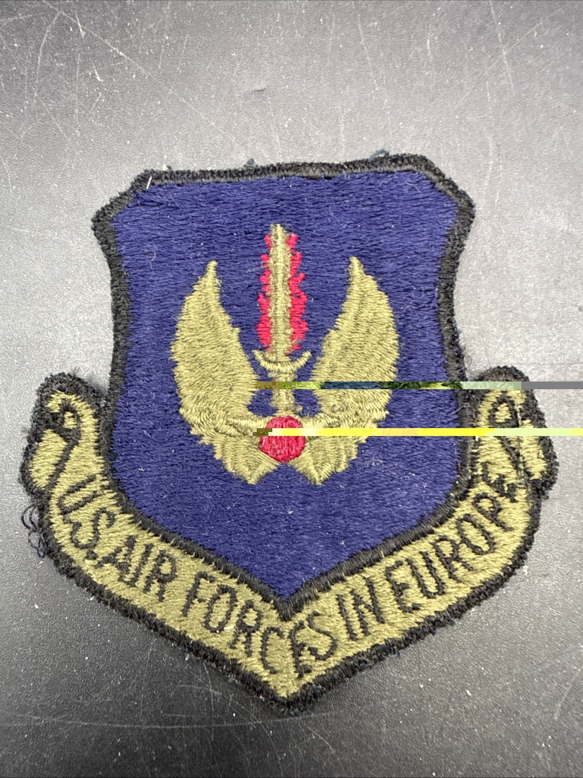 USAF US Air Force Forces in Europe Subdued Embroidered Patch 3" x 3"