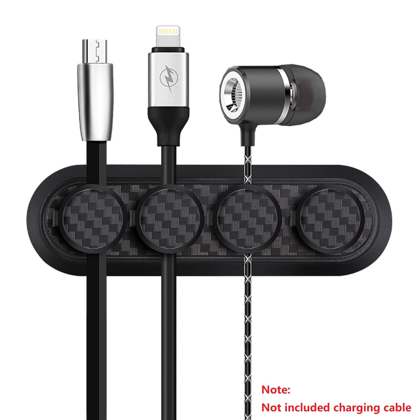 Strong Magnetic Cable lINE Organizer Look Desktop USB Cable Clip Winder