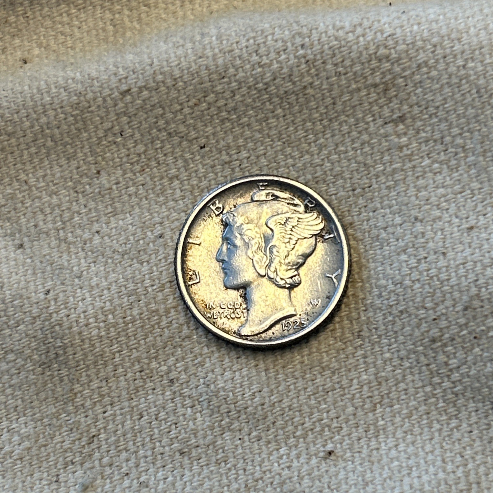 1925-P BU MS MERCURY SILVER DIME #MM 3-86