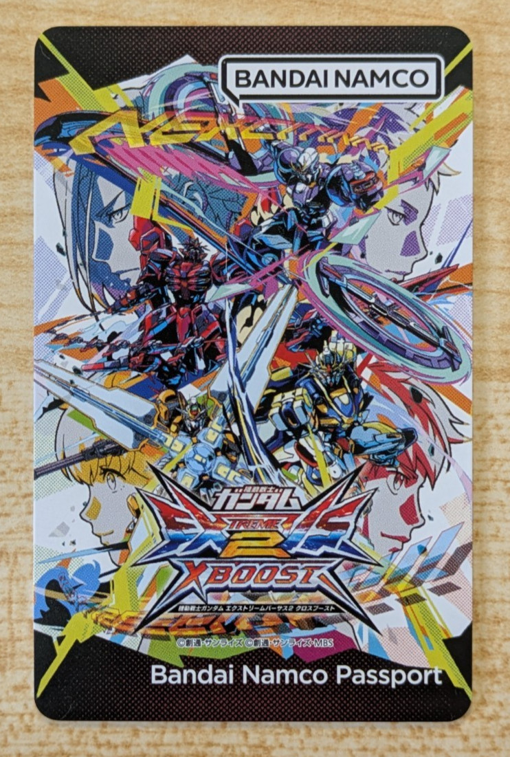 SHIPS FROM USA NEW Bandai Namco BANAPASSPORT Card Gundam Extreme Vs. 2 XBoost