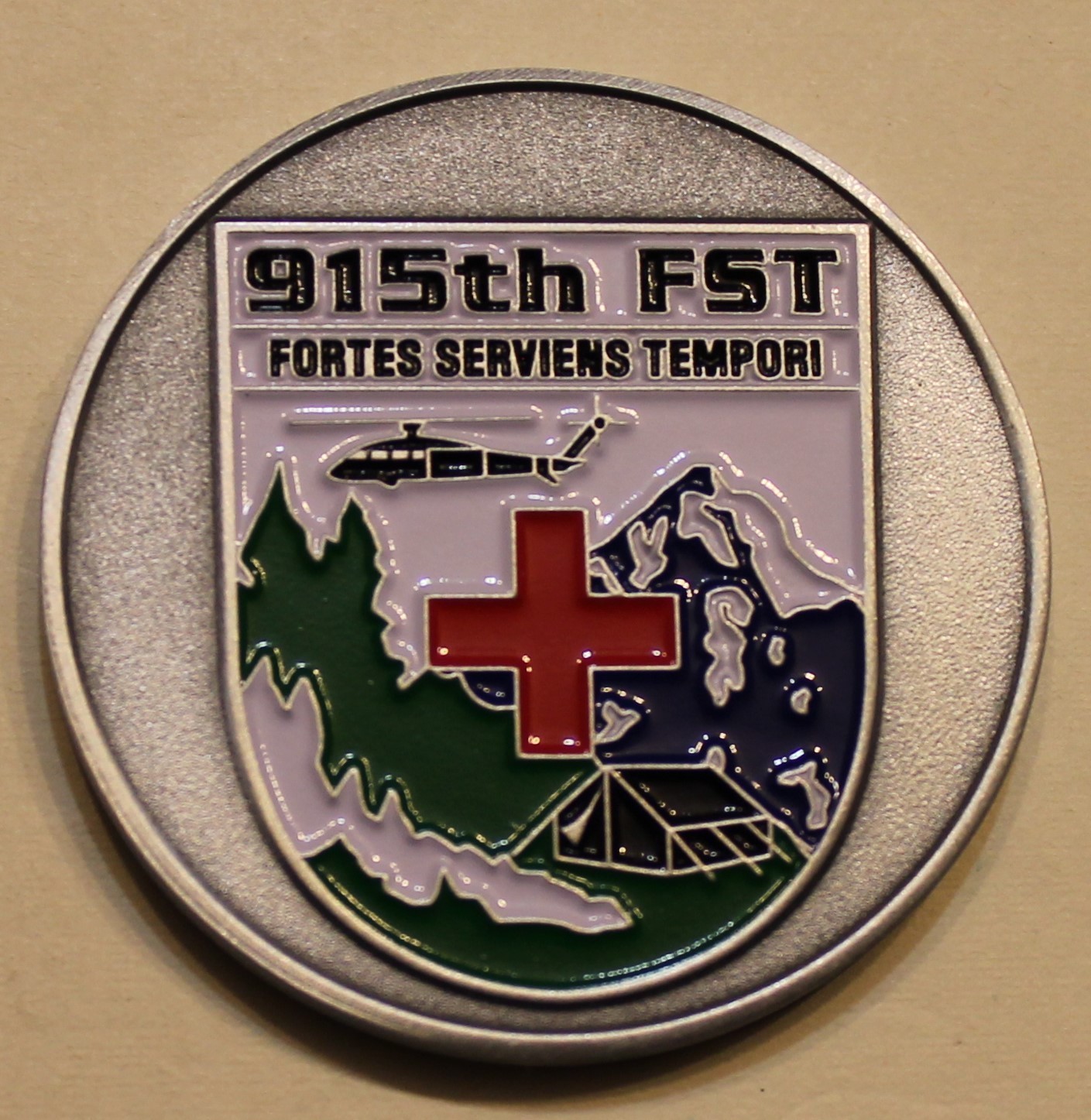 915th Forward Surgical Team FST 03 09-10 13-14 Afghanistan Army Challenge Coin