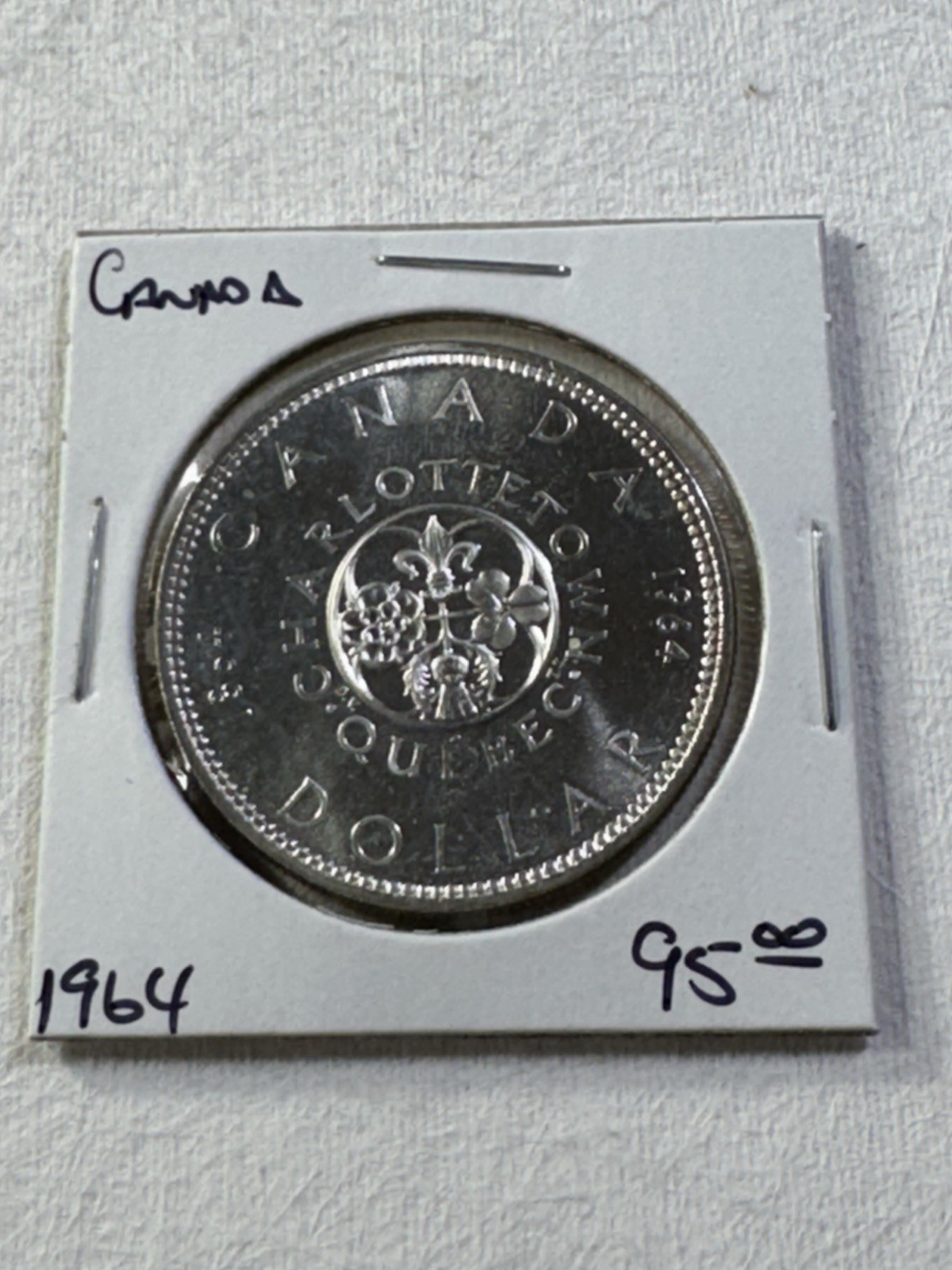 1964 Canada $1 Silver Coin Charlottetown