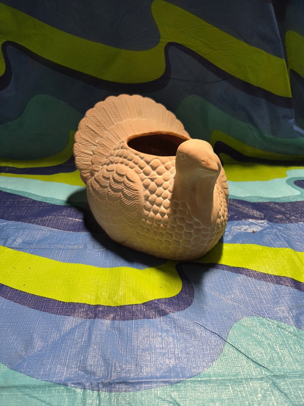 Terra Cotta Turkey Planter. See Pics