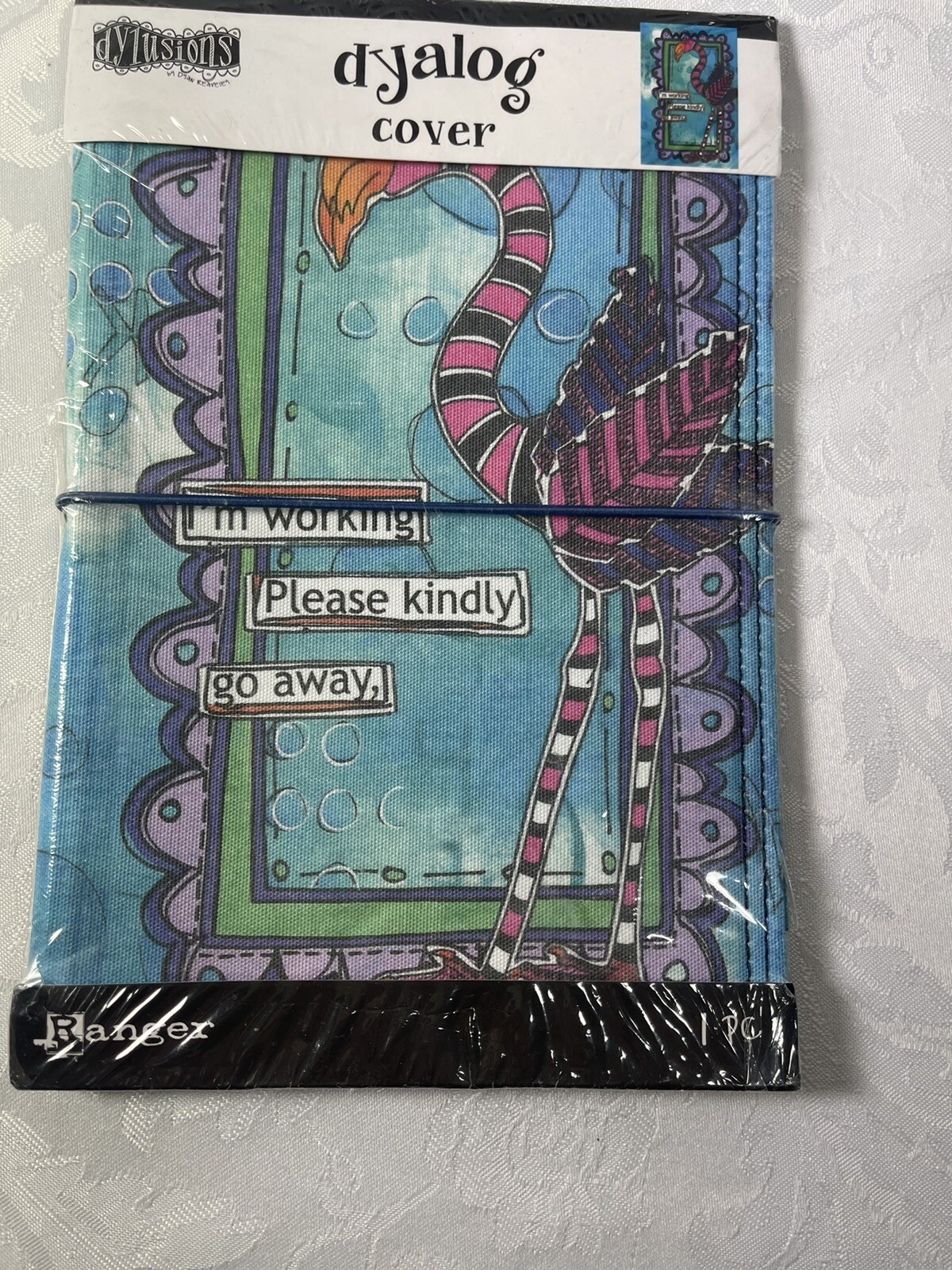 Dyan Reaveley's Dylusions Dyalog Canvas Printed Cover Frame 789541060567