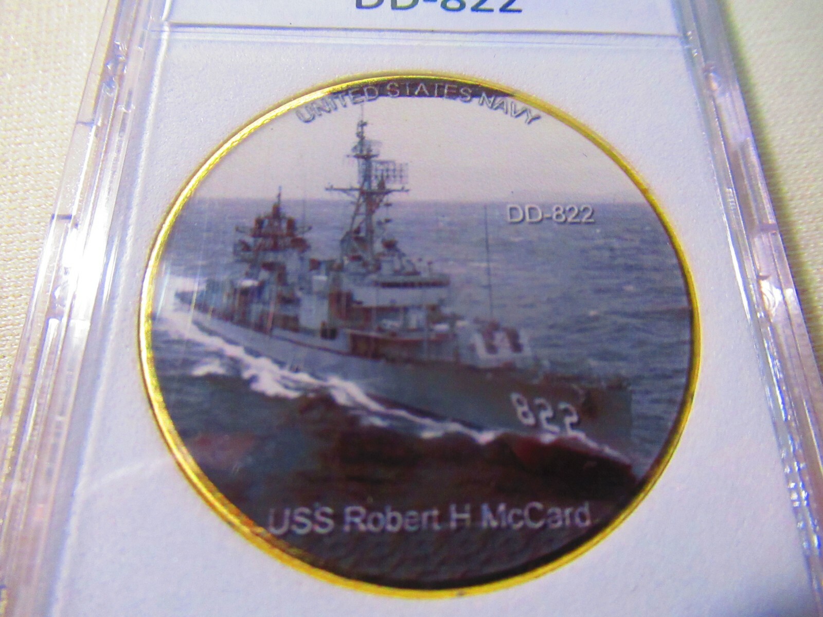 US NAVY - USS Robert H. McCard (DD-822) Challenge Coin