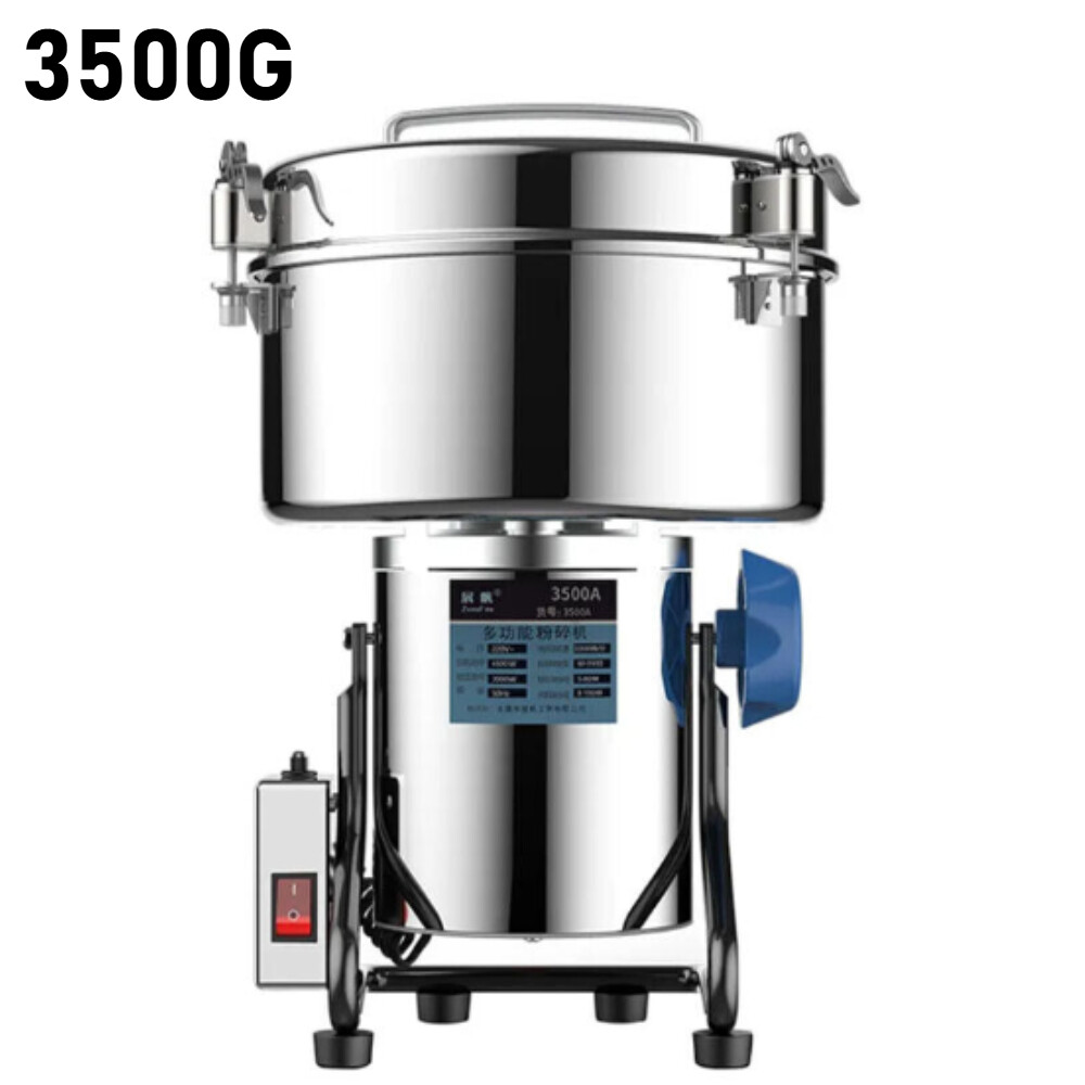 3500G Commercial Grain Mill Grinder Beans Spices Herb Nuts Grinding Machine