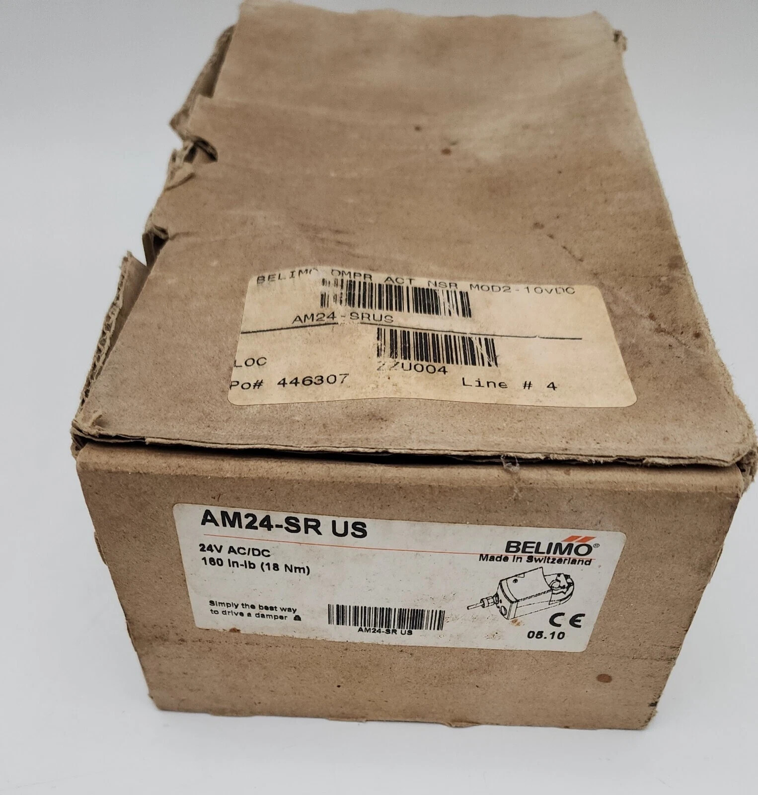 Belimo AM24-SR US PROPORTIONAL DAMPER ACTUATOR *READ NOTE* *NDA AVAILABLE*