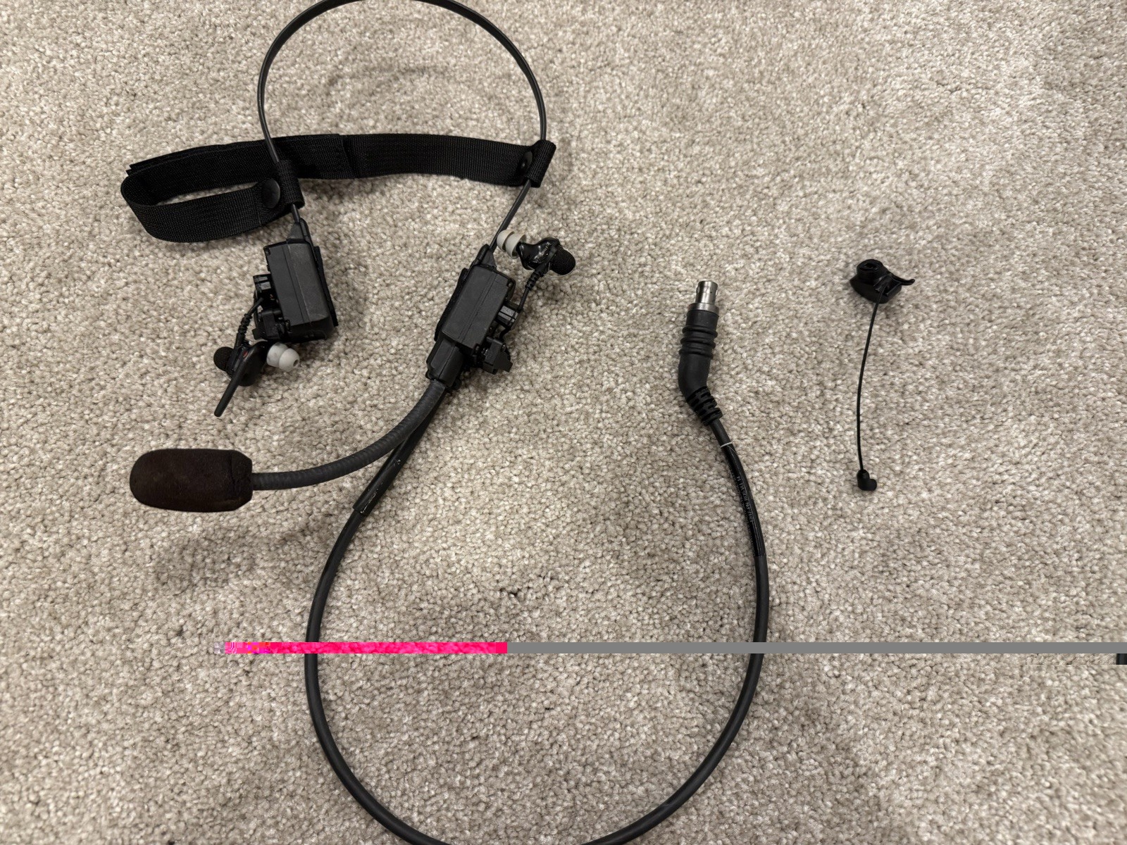 OEM Atlantic Signal Dominator II Bone Conduction Headset Mic - NWOT