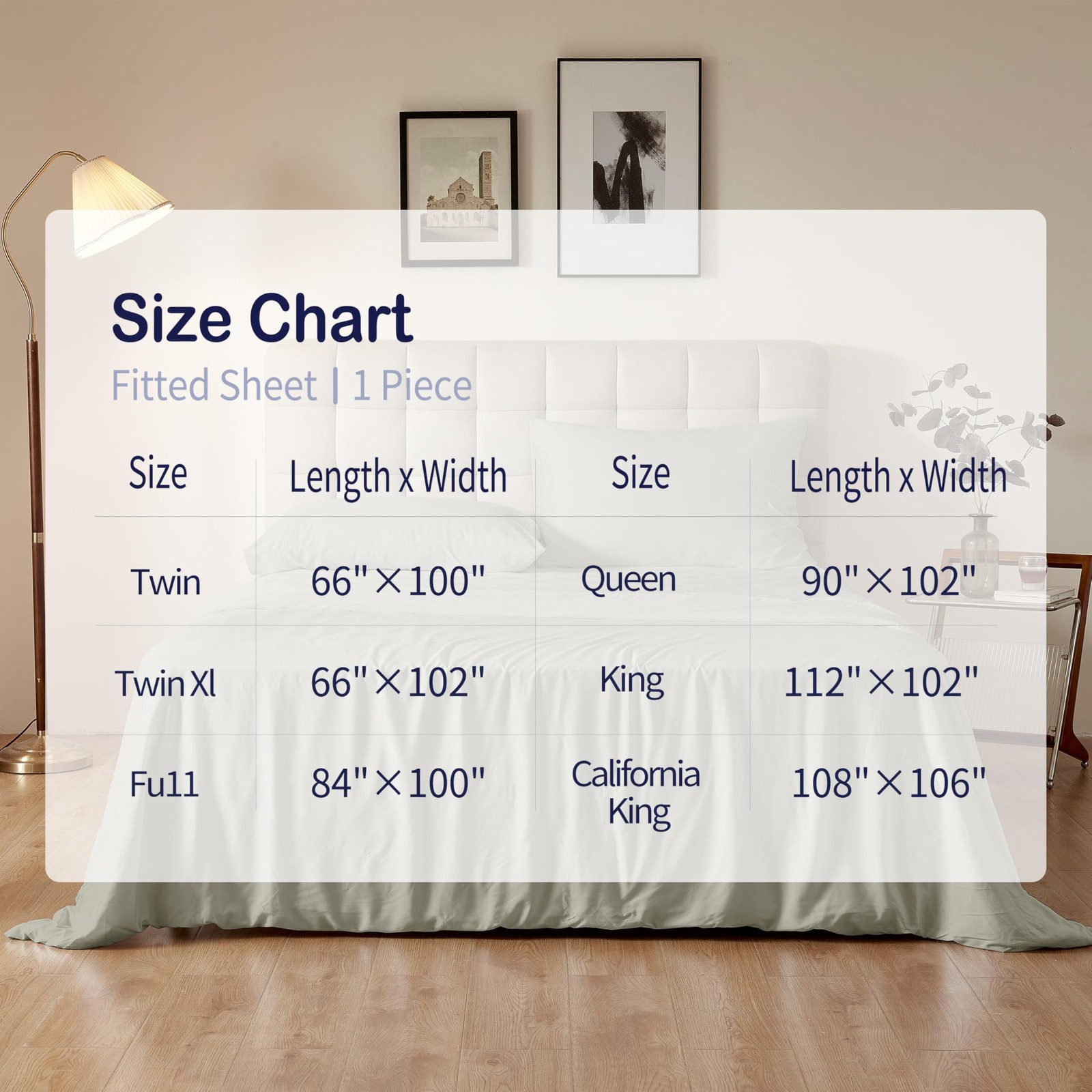 100% Viscose Derived from Bamboo Queen Size Flat Sheet Only – Luxury Soft, Co...