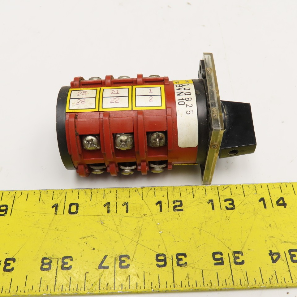 100825 BVN10 3 Position Selector Switch 500V