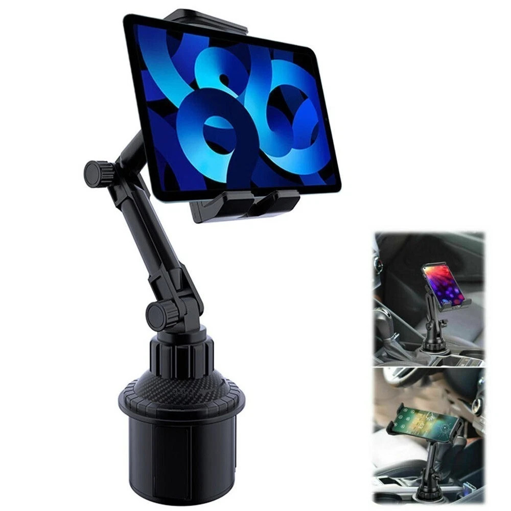 Car Mount Car Cup Holder Phone Stand For 4.7-12.9" iPhone iPad Tablet Universal