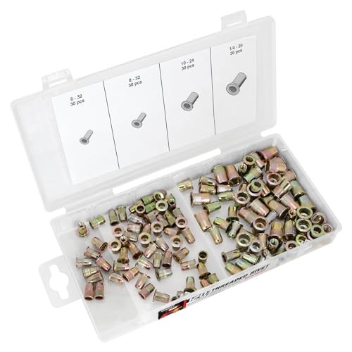 Performance Tool W5251 120Pc Sae Threaded Rivet Asmt