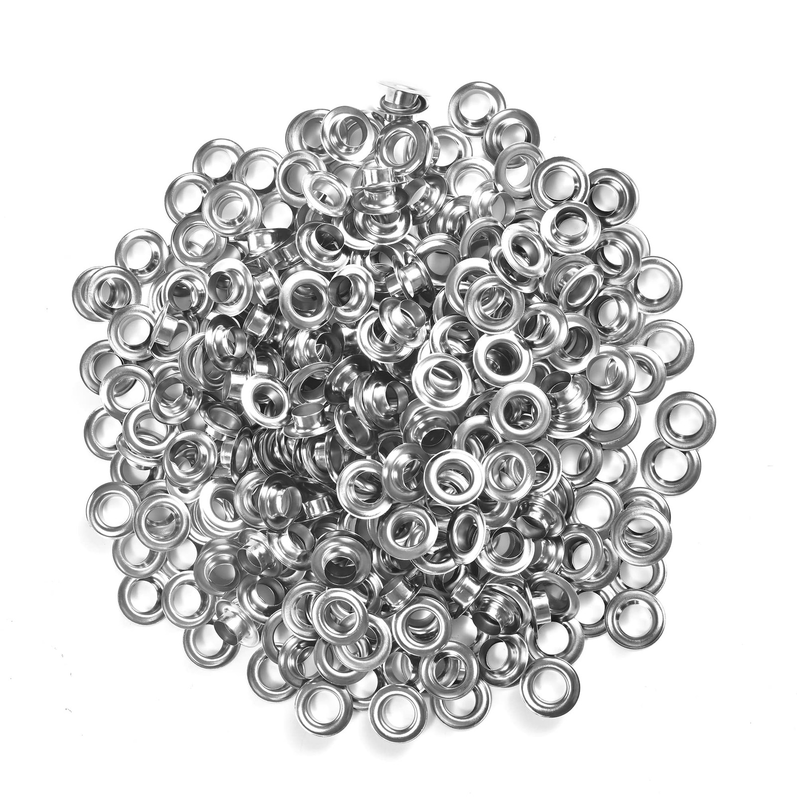 KING PIECES 500pcs Grommets 1/2 Inch (12mm) Washers and Grommets Kit for Grommet