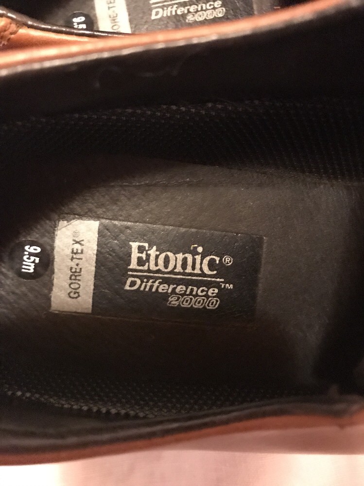 Etonic DIFFERENCE 2000 Men's Sz 9.5 M Brown Leather