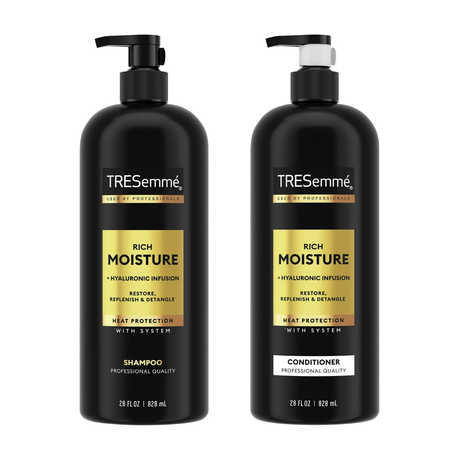 Tresemme Rich Moisture Shampoo and Conditioner Set, 28 Fl oz 2 Count