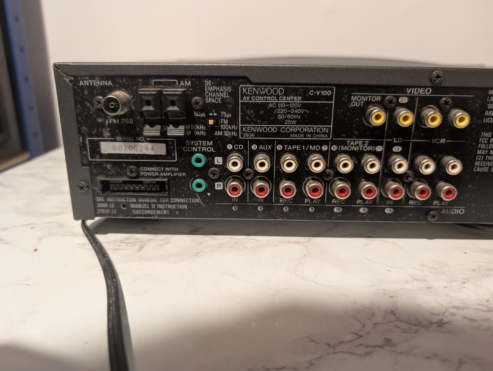 KENWOOD AV CONTROL CENTRE C-V100 Series 21 Hifi Separate