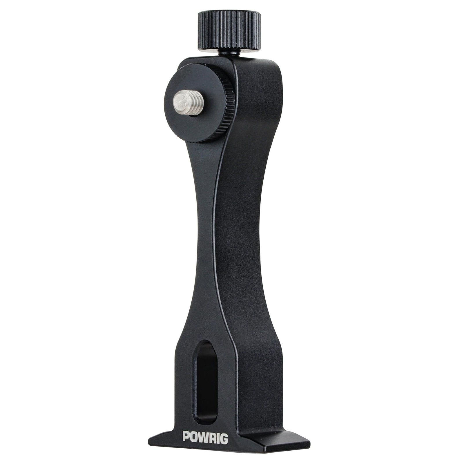 POWRIG Aluminum Binocular Tripod Mount Adapter, Compatible with Porro Black
