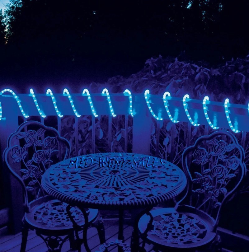 18ft LED Color Changing Rope Light with Remote, 2-pack