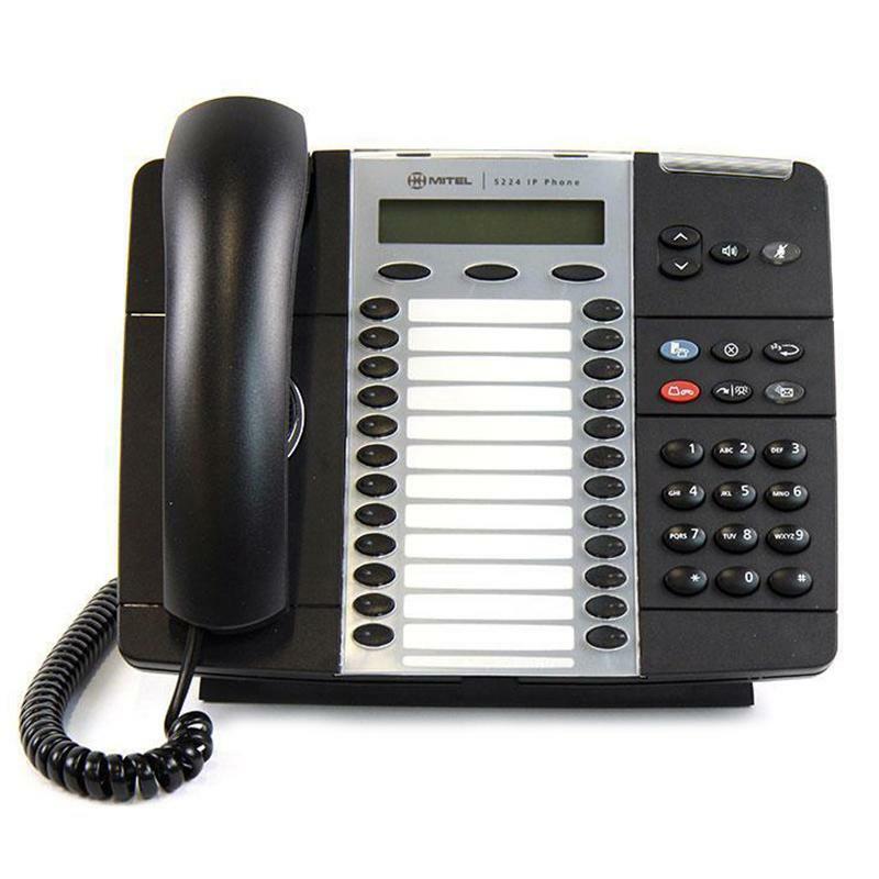 Fully Refurbished Mitel 50004894 5224 Dual-Mode IP Speaker Display Phone